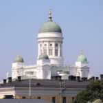 Helsinki (FIN) – Blick von der Uspenski-Kathedrale zum Dom