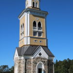 Kerimäki (FIN) – Der Glockenturm der Kirche von Kerimäki