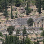 Delphi (GR) – Tholos im Heiligtum der Athena